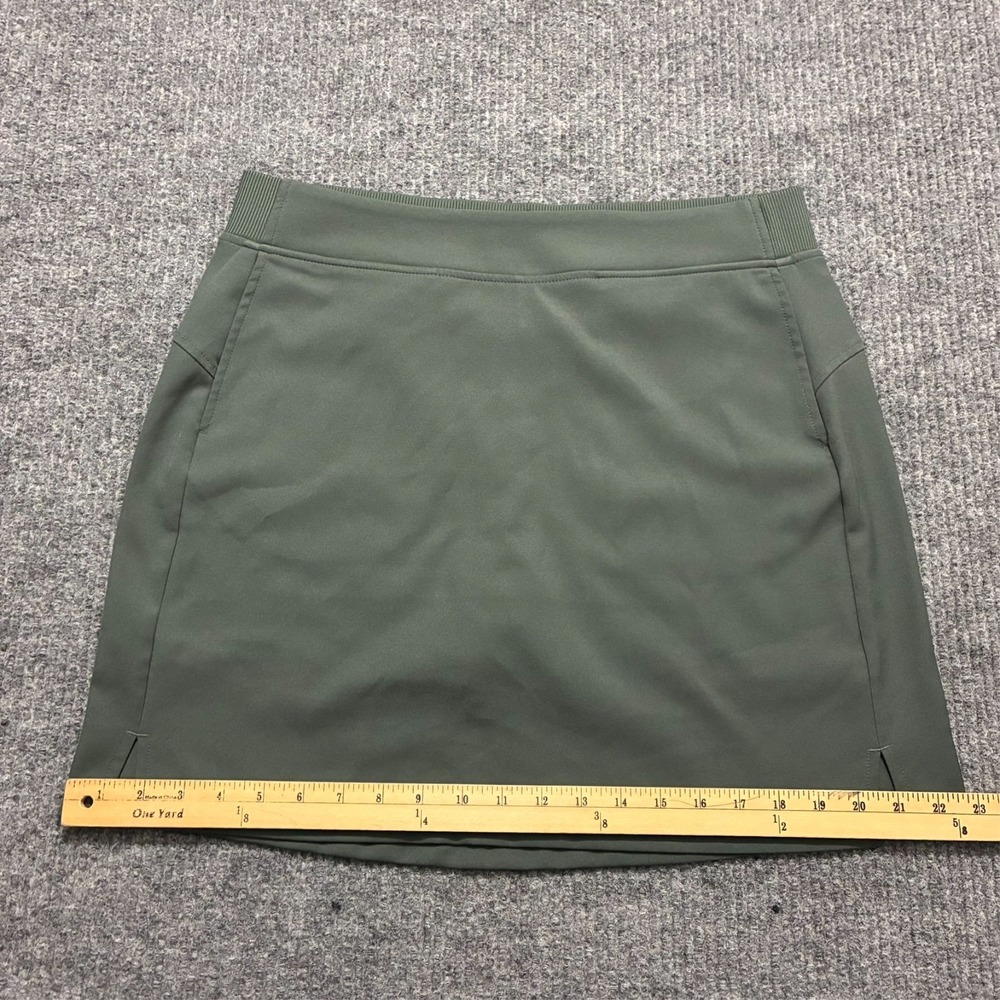32 Degree Cool Womens Athletic Skort Medium Olive Green Built-In Shorts Pull On - Picture 8 of 10